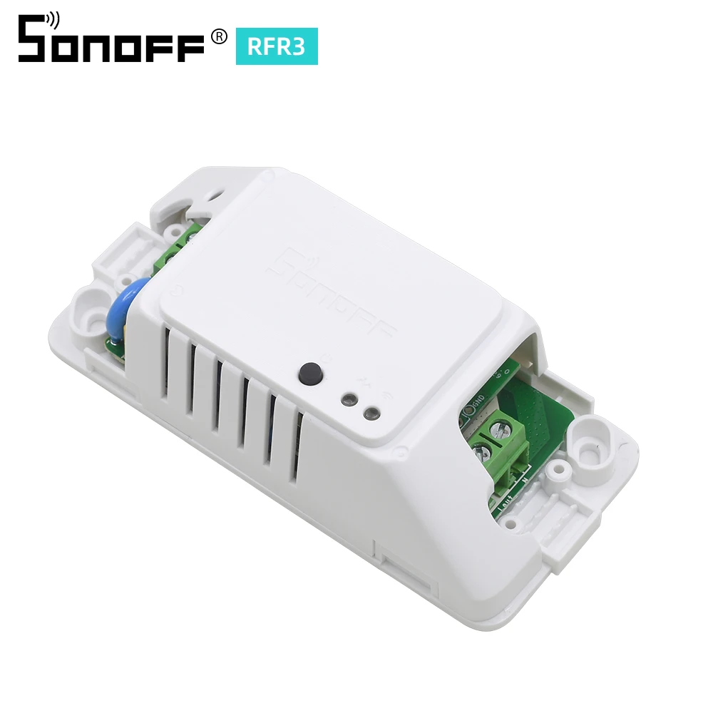Sonoff 433 МГц DIY RF R3 переключатель Wifi 220 VLight/Голосовое управление для Alexa/Google Assistant умный дом беспроводной переключатель