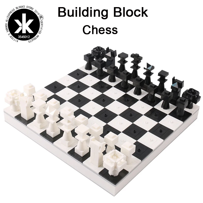 

Legoing Creator Chess MOC Series Chessboard Chess Game set Building Blocks Board Games Legoings model Educational Children Toys