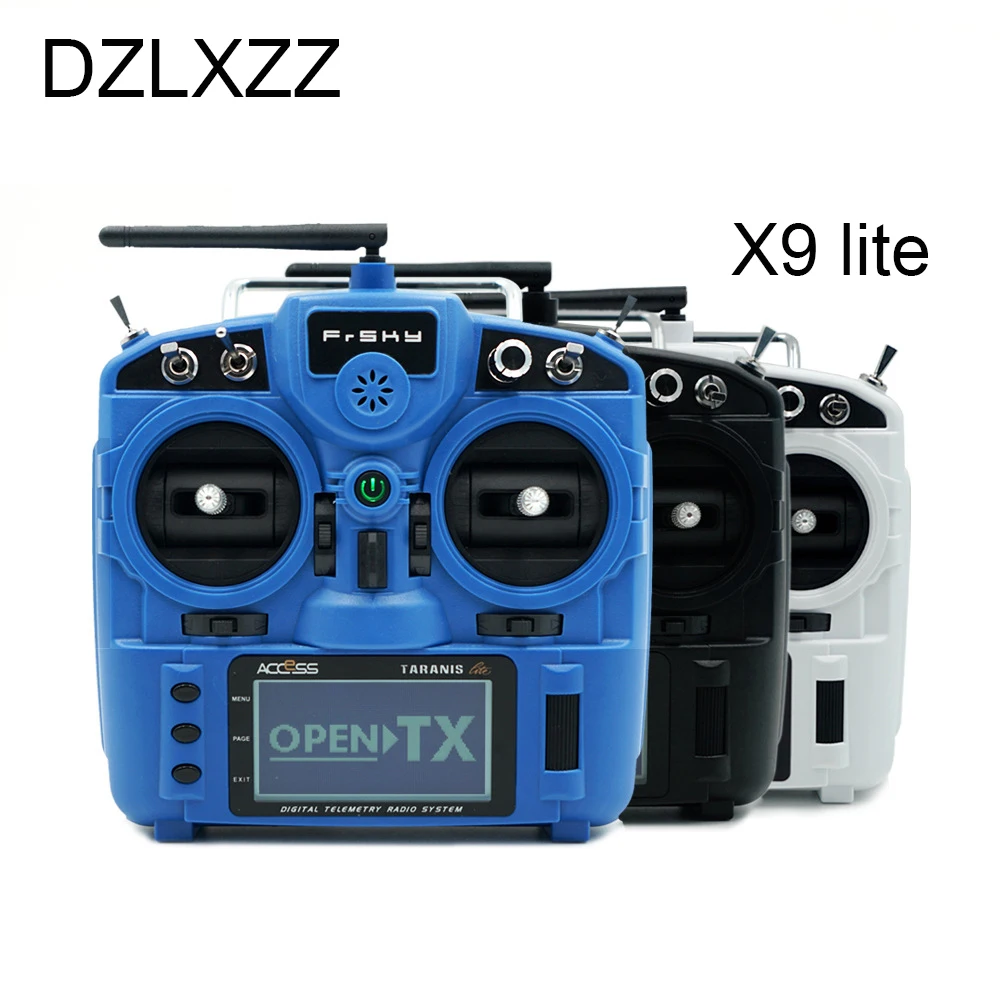 

Frsky portable remote control X9 lite 24 channel ACCESS protocol New arrival flight simulator right hand throttle black
