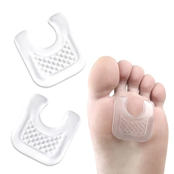 

2pcs Pain Relief Insoles Cushion Relieve The Friction Caused Soft Silicone Gel Toes Corn Cushions Instant Pads Plaster Foot Care