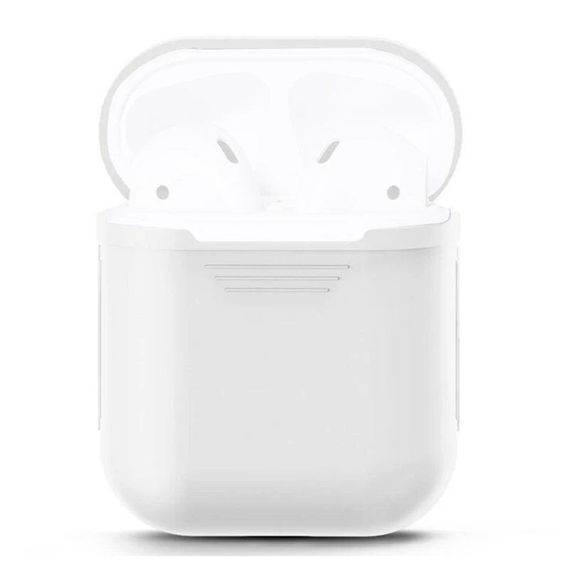 Мягкий силиконовый чехол, наушники для Apple Airpods, Bluetooth, беспроводные наушники, защитный чехол, коробка для Air Pods, вкладыши наушников, сумка