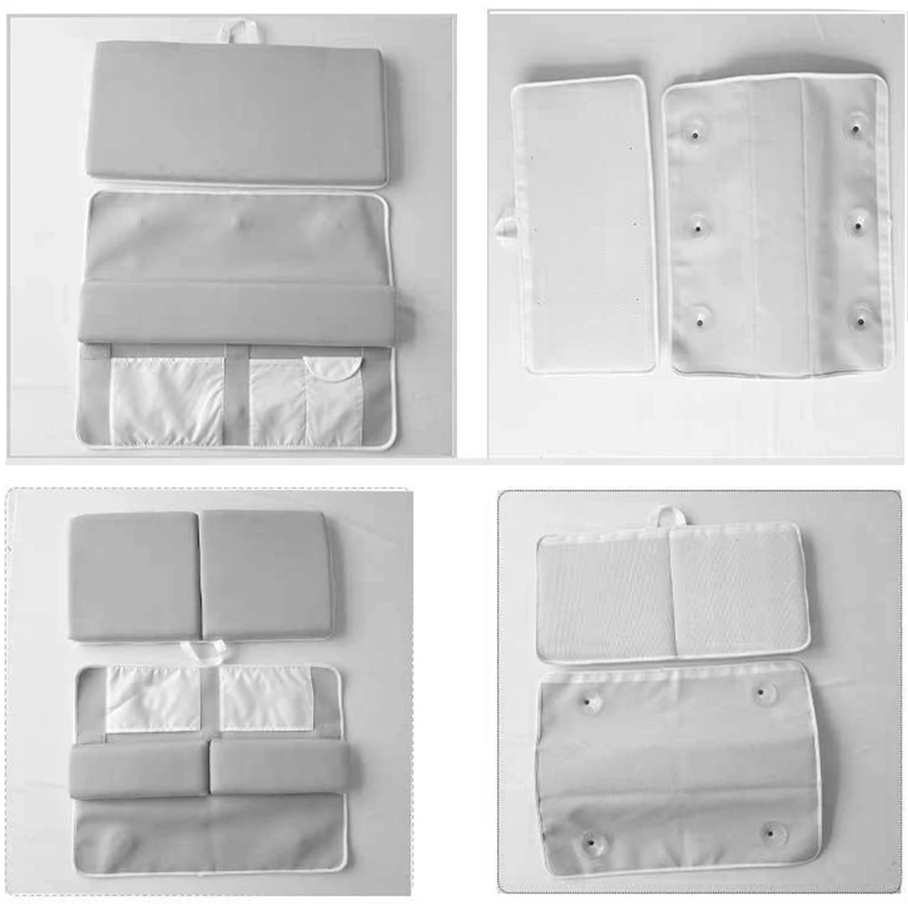 

Washable Bath Kneeler Safety Elbow Rest Support Mat Grey Cushion Baby Non Slip Strength Suction Thick Pad Comfortable