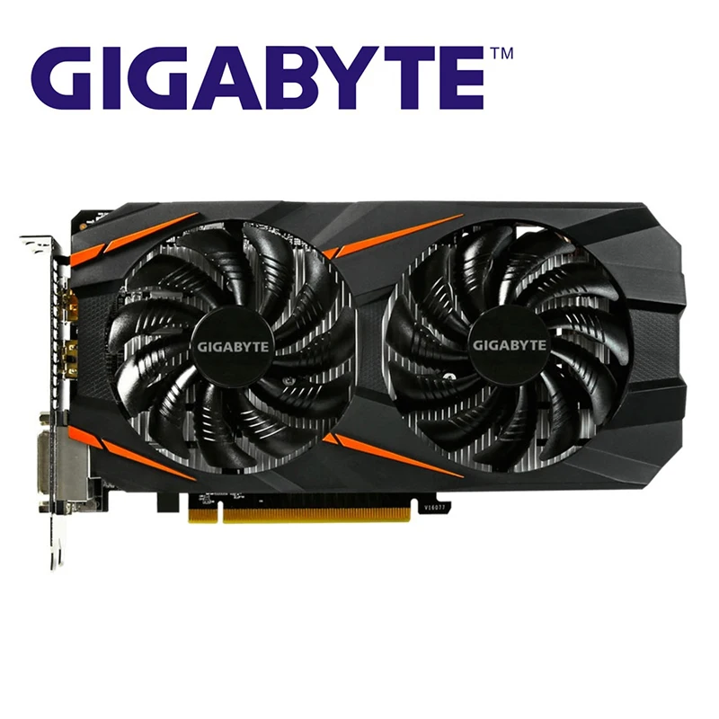 GIGABYTE оригинальные графические карты GTX1060 3 Гб видеокарта карта для nVIDIA Geforce GTX1063 OC