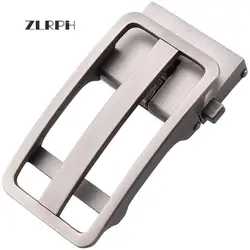 Zlrph cinto de couro genuíno masculino, cinto de marca de luxo designer de alta qualidade para homens, fivela automática de metal