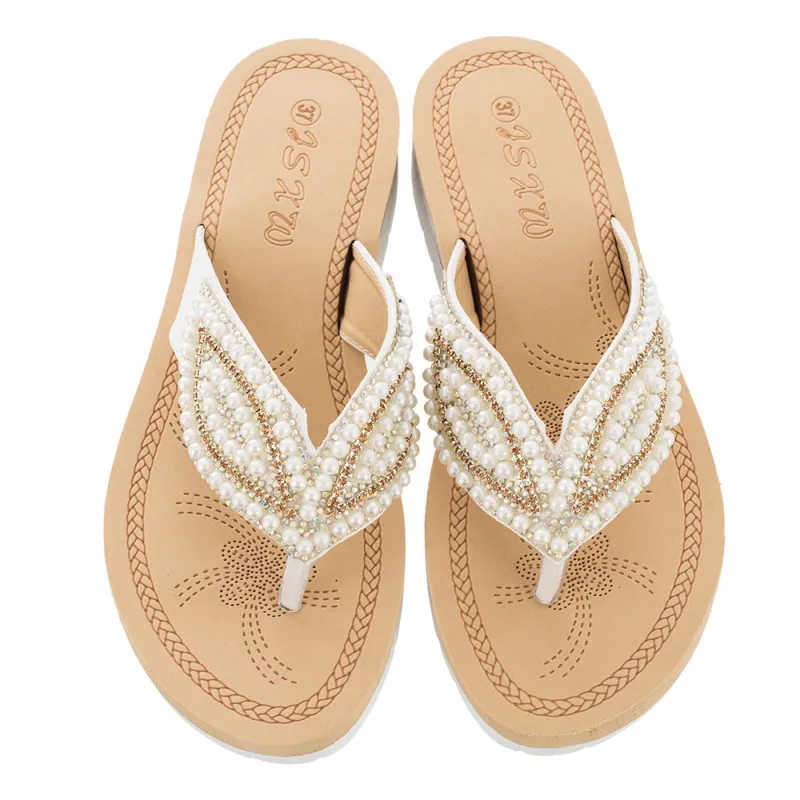 2022 Fashion Women's Sandals Summer Outside Beach Slippers Female Casual Non-slip Flat Flip Flops Women Shoes House Slippers 4
