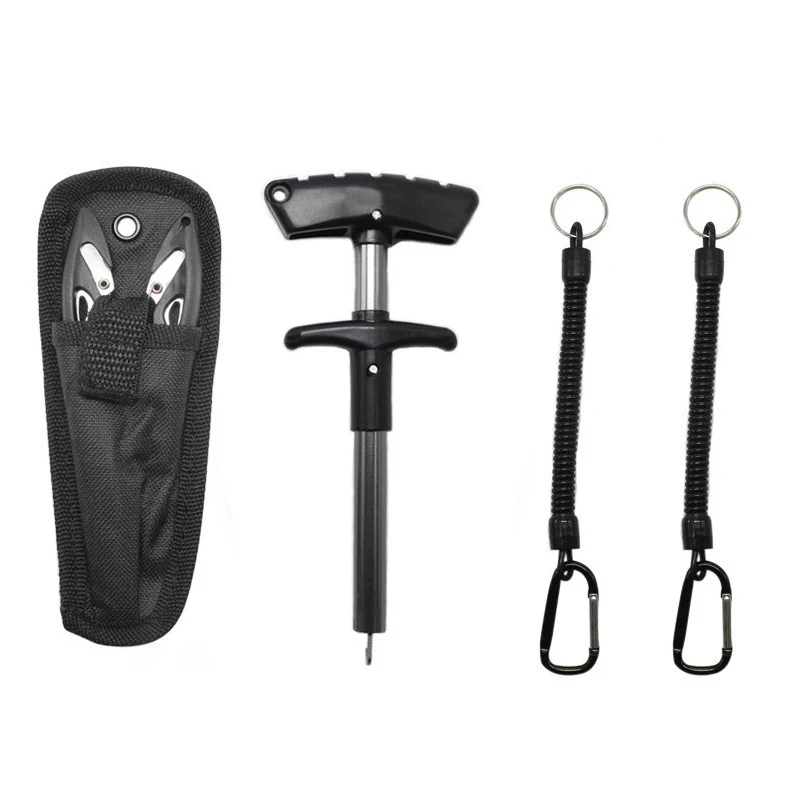 

4 Pcs/Set Fish Hook Remover Squeeze-Out Fish Hook Separator Tools and Floating Fish Gripper Combo Kit