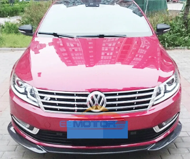 Передний спойлер из углеродного волокна для VW Passat CC 2013- V079