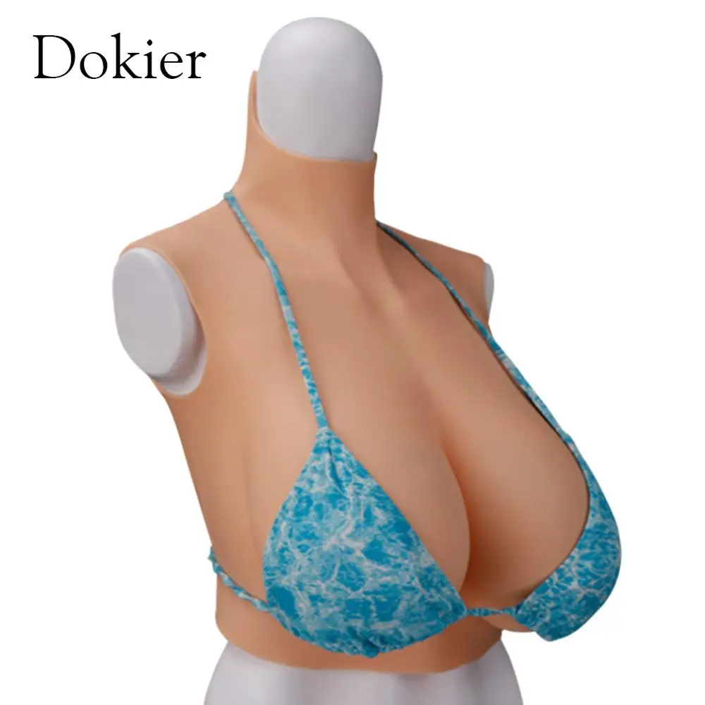 Силиконовые накладки на грудь Dokier накладные груди косплей трансгендер