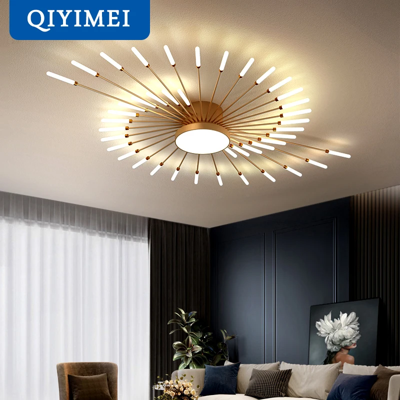 QIYIMEIModernCeilingLightsLEDLusterIndoorLightingForBedroom