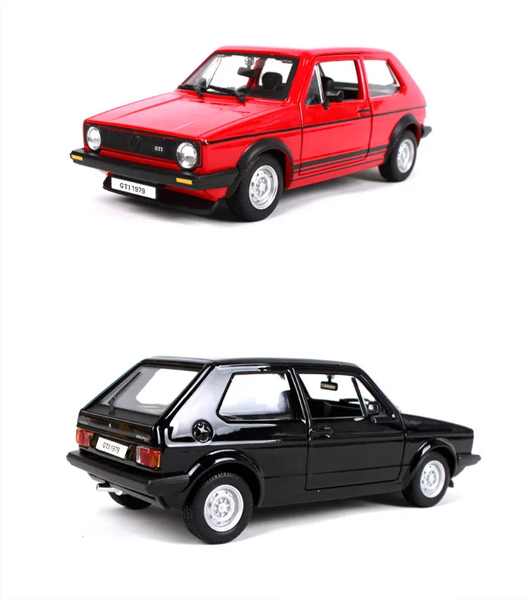 Продажа 1:24 VW Golf GTI 1979 сплав модель автомобиля, моделирование Литье металла под давлением модель автомобиля, коллекция Подарочная модель