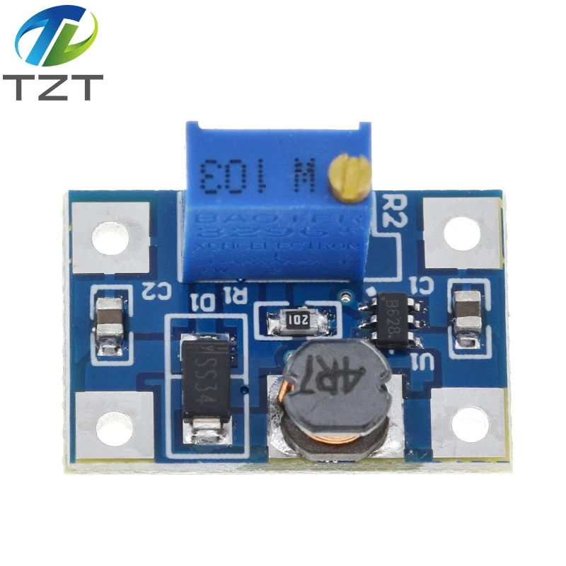 DIYTZT 1/5PCS 2-24V zu 2-28V 2A DC-DC SX1308 Step-UP Einstellbare Power Modul Step Up Boost Converter für DIY Kit – Detail 10