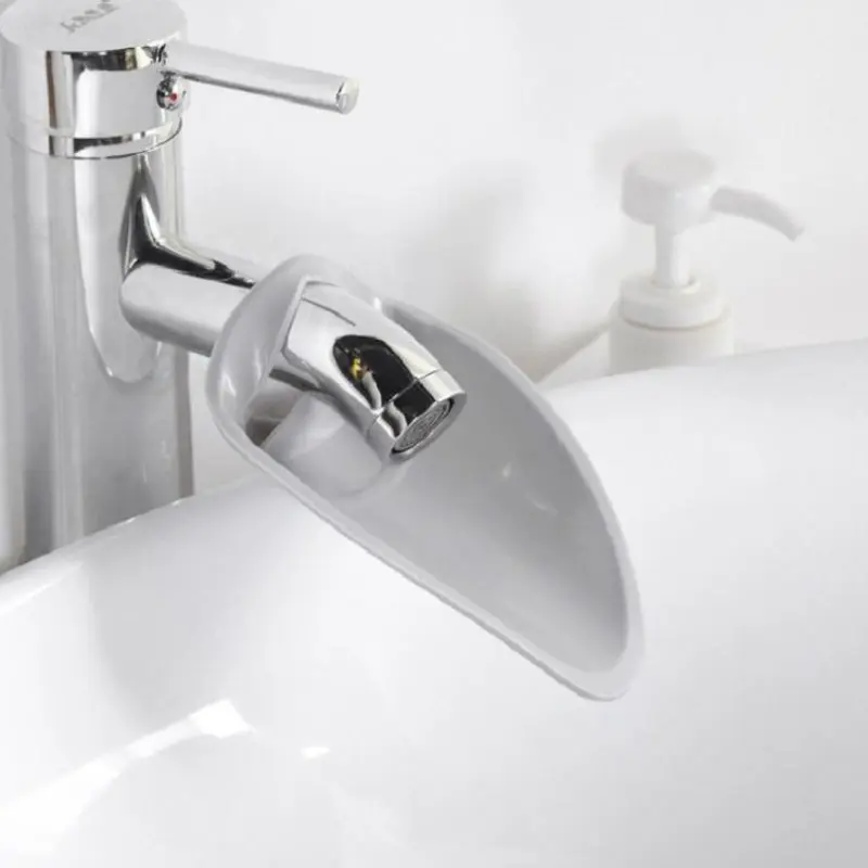

ORGANBOO Bathroom Accessories Faucet Extender For Helps Children Toddler Kid Hand Washing in Bathroom Sink Silicone Materials