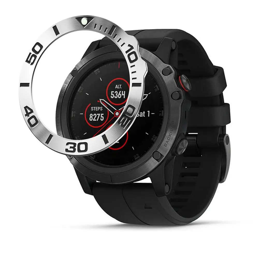 C Светящийся ободок кольцо клейкая крышка Анти чехол от царапин для Garmin Fenix 5X плюс Смарт часы аксессуары Fenix5X плюс протектор - Цвет: C