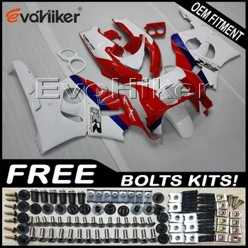 

Custom fairing for CBR400RR NC29 1990-1994 ABS plastic motorcycle panels black white +Gifts