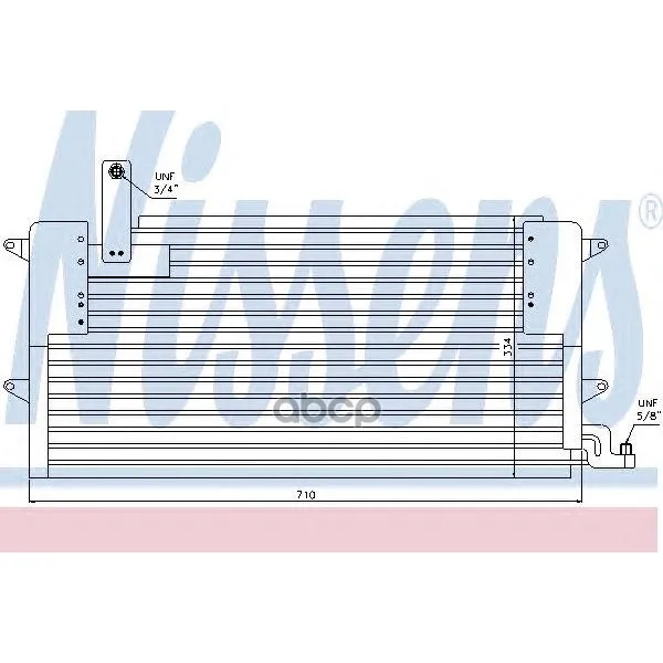 Конденсер Vw Passat 1.6-2.8/1.6-1.9 Td 88-98 Nissens 94179 Nissens арт. 94179