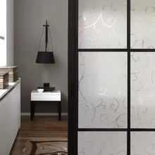 Матовая пленка для стекол статическая самоклеющаяся стеклянная наклейка для конфиденциальности виниловые Оконные покрытия цветок для домашнего декора лоза