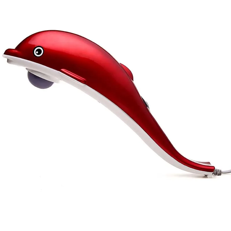 Электрический Дельфин-массажер массаж спины молоток вибрации инфракрасный палка ролик шейного массажа тела