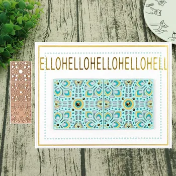 

Metal cutting dies kaleidoscope tile cut die mold decoration Scrapbook paper craft knife mould blade punch stencils die