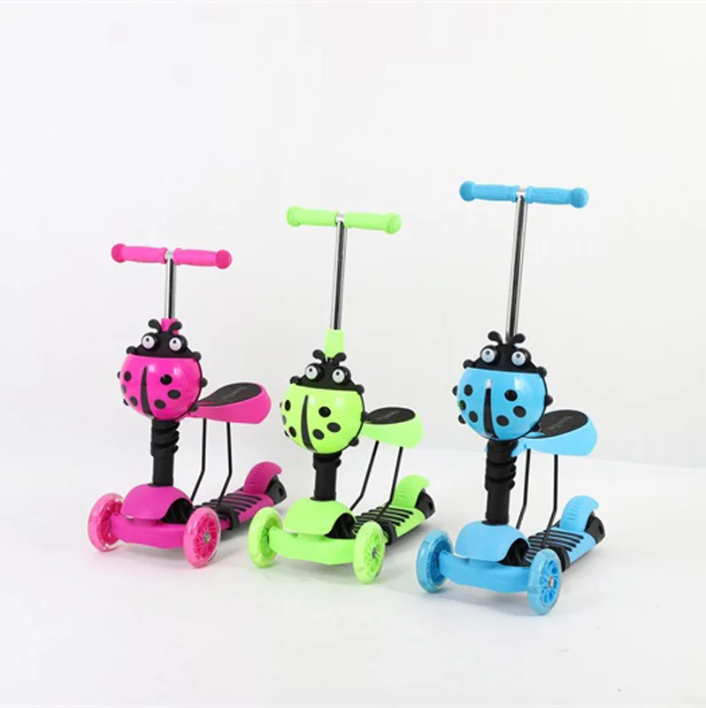 

Children's sliding car multi-function push-ride scooter can be folded up and down scoote toys for children boys