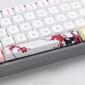 

SpaceBar Keycap PBT Five Sides Dye-Subbed 6.25U Cherry Profile Space Bar Keycap for DIY Mechanical Keyboard gk61 O16 20 Dropship