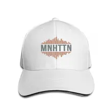 Унисекс Для женщин хлопок Регулируемый Бейсбол шапки Низкопрофильный мыть папа Шапки Манхеттен Нью-Йорк с принтовым дизайном ярлык печати типографии