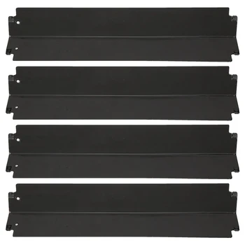 

16X3-13/16 Inch Porcelain Steel Heat Plate Shield, Grill Burners Cover Replacement for Charbroil,Gas Grills Parts,4-Pack