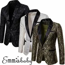 Мужской стильный роскошный Повседневный винтажный блейзер с узором "пейсли", Urbane, умный пиджак, пиджак, Мужская официальная верхняя одежда