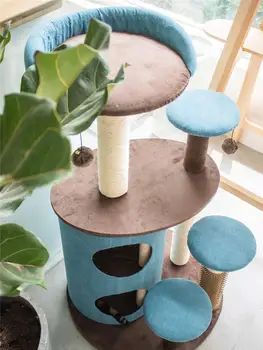 

Climb The Cat Litter One Hemp Cat Tree Sisal Cloth Cat Scratch Board Cat Climbing Frame