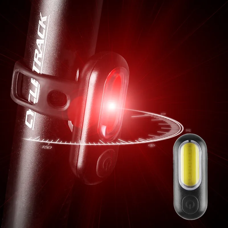 Bike Light Flash Mode Cycling Safety Bicycle Rear Lamp Waterproof Bike Tail Light Warning Lamp Flashing