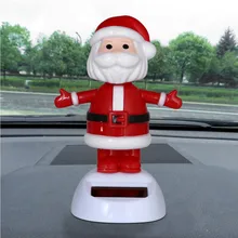Рождественский тематический Солнечный танцующий Санта-Клаус качающийся новинка игрушки Декор автомобиля Танцующая солнечная игрушка детский Рождественский подарок