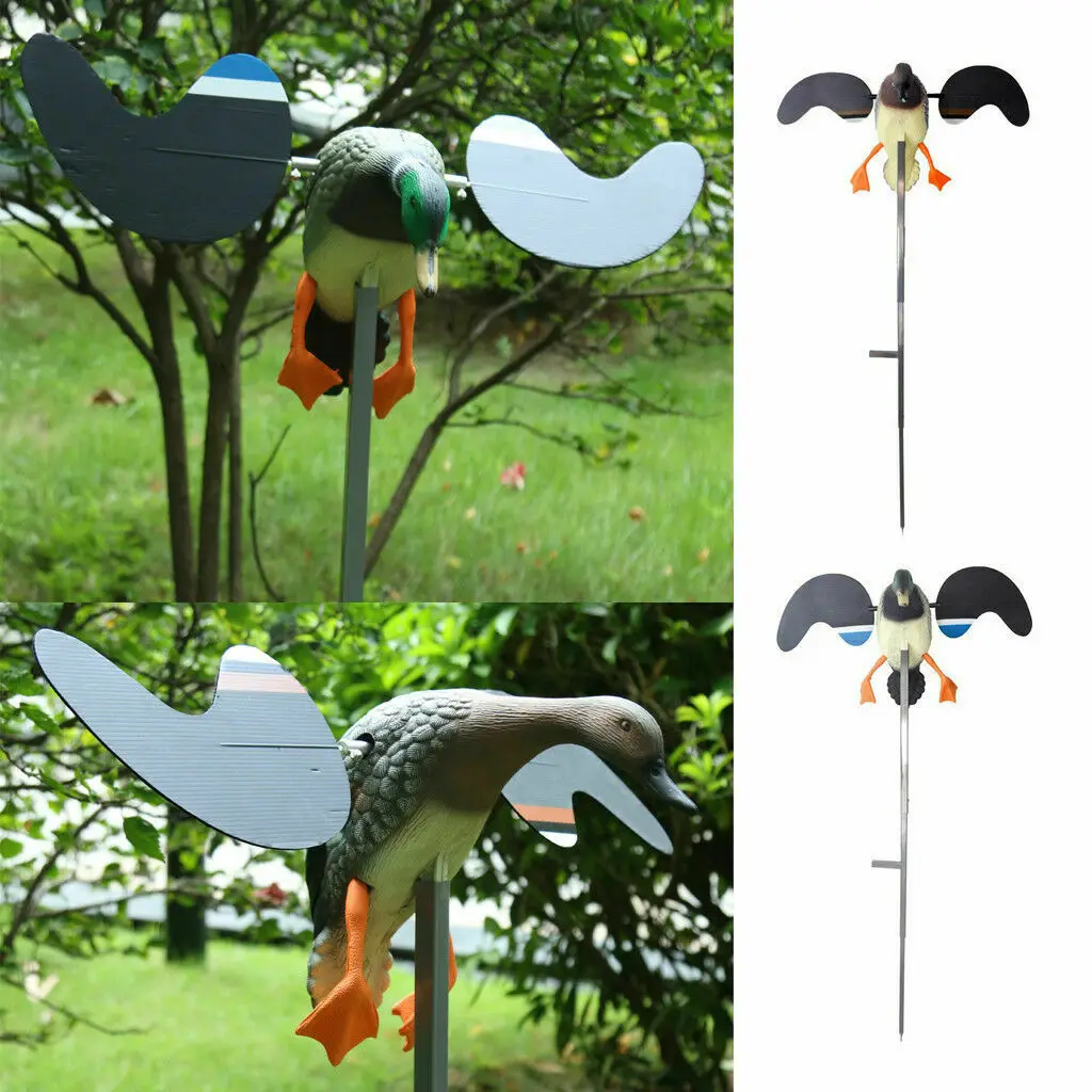 

Perfeclan Hunting Duck Decoy Electric Flying Duck Decoys Remote Control Male/Female Hunting Fishing Garden Decoration
