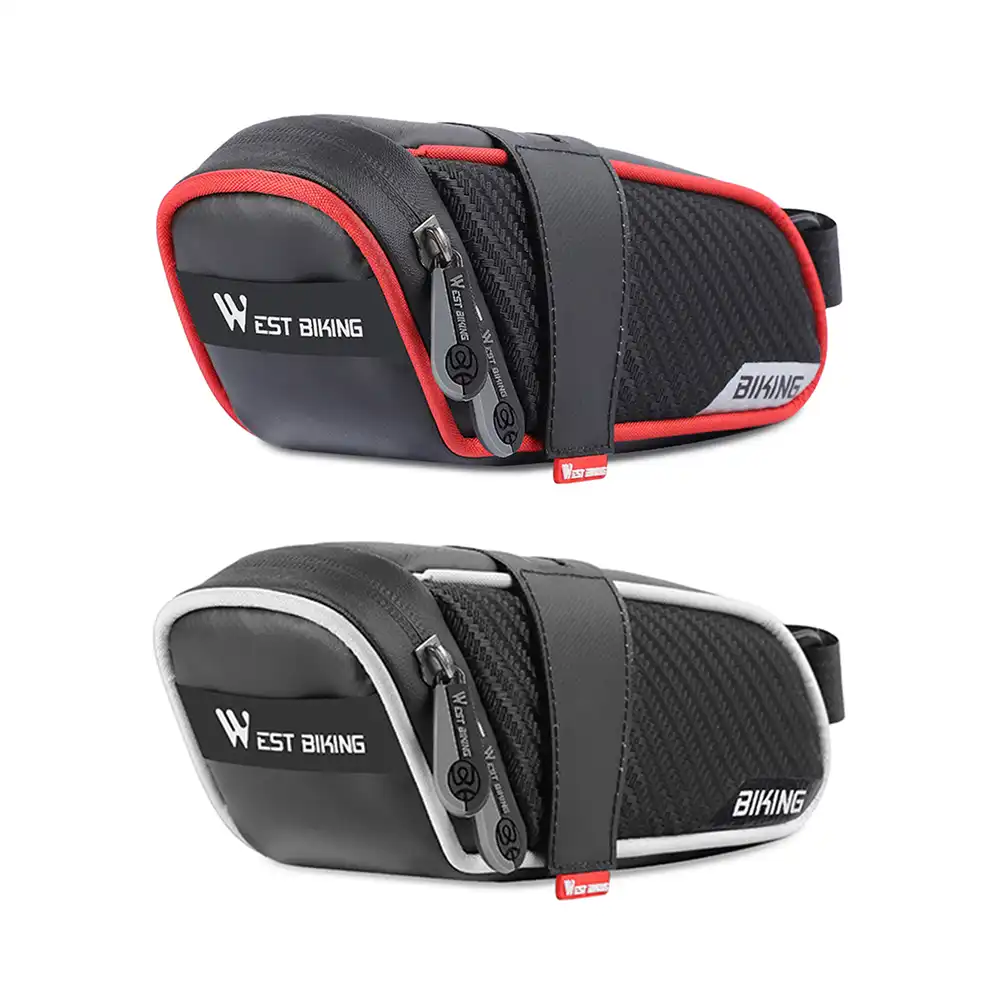 西サイクリング自転車サドルバッグmtbマウンテンロードバイク防水反射テールリアポーチバッグサイクリング機器ドロップシッピング Bicycle Bags Panniers Aliexpress