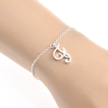 Уникальные персонализированные буквы браслет, маленькая начальная браслет, Английский алфавит браслет для пары, подарок для нее-идея подарка