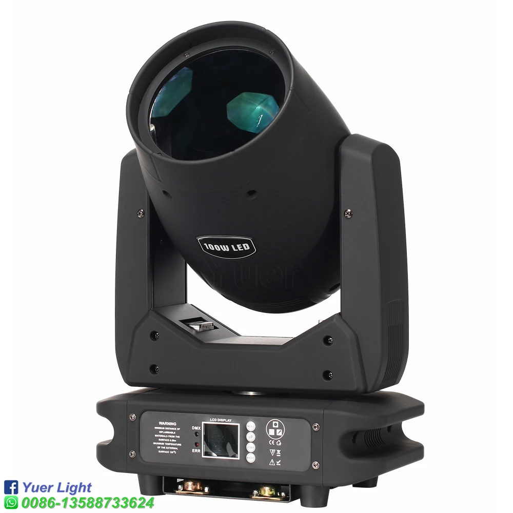 Светодиодный 100 Вт Луч точечный светодиодный светильник DMX512 движущаяся головка светильник Профессиональный DJ Бар вечерние шоу сценический эффект ночной Светильник СВЕТОДИОДНЫЙ сценический аппарат
