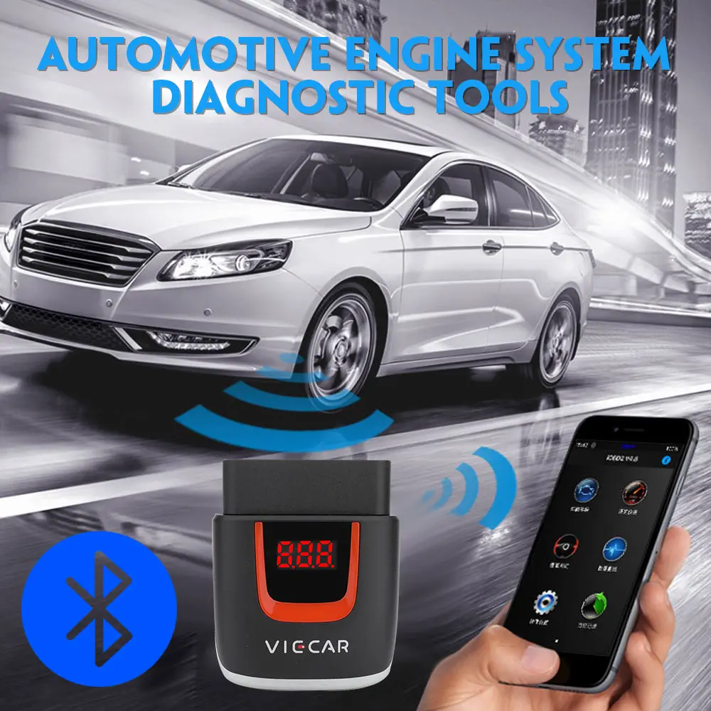 ELM327 V2.2 PIC18F25K80 ELM 327 OBD2 WIFI/Bluetooth/USB сканер считыватель кодов OBD 2 автомобильный