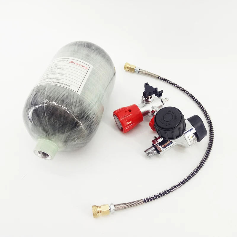 AC520211 Mini Paintball Air Gun Airforce Condor 2L Carbon Tank Pcp Air Tank 300Bar Compressed Air Cylinder/Bottle With Valve