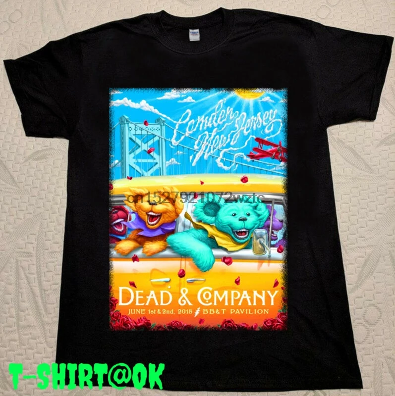 Dead N Company концертный тур 2018 BBT &amp T павильон рубашка S-M-L-XL-XXL-XXXL | Мужская одежда