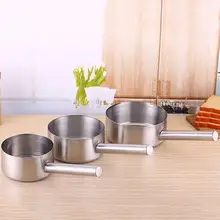 Нержавеющая сталь, не липкий молочный горшок, кастрюля с плоским дном, портативная панель для яичного супа, подогрев лапши, кухонный горшок, инструмент для приготовления пищи