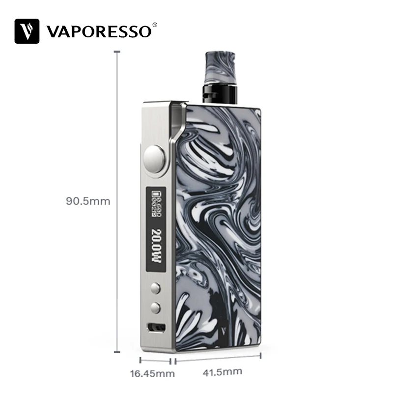 Оригинальный Vaporesso Degree Vape Pod Комплект со встроенным аккумулятором 950 мАч 2 мл