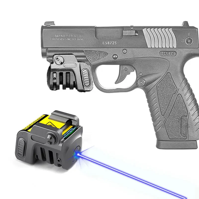 Low Profile Red Laser Sight for Sub-compact Pistols w/USB Rechargeable Battery 
