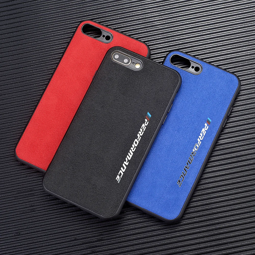 IPhone 11 Pro Max X Xs XR 12 Mini 7 8 plus Luxury Suede Leather Fur Phone Case For BMW M E91 E46 E92 E93 M3 E60 E61x4 x5 x1 e30 |