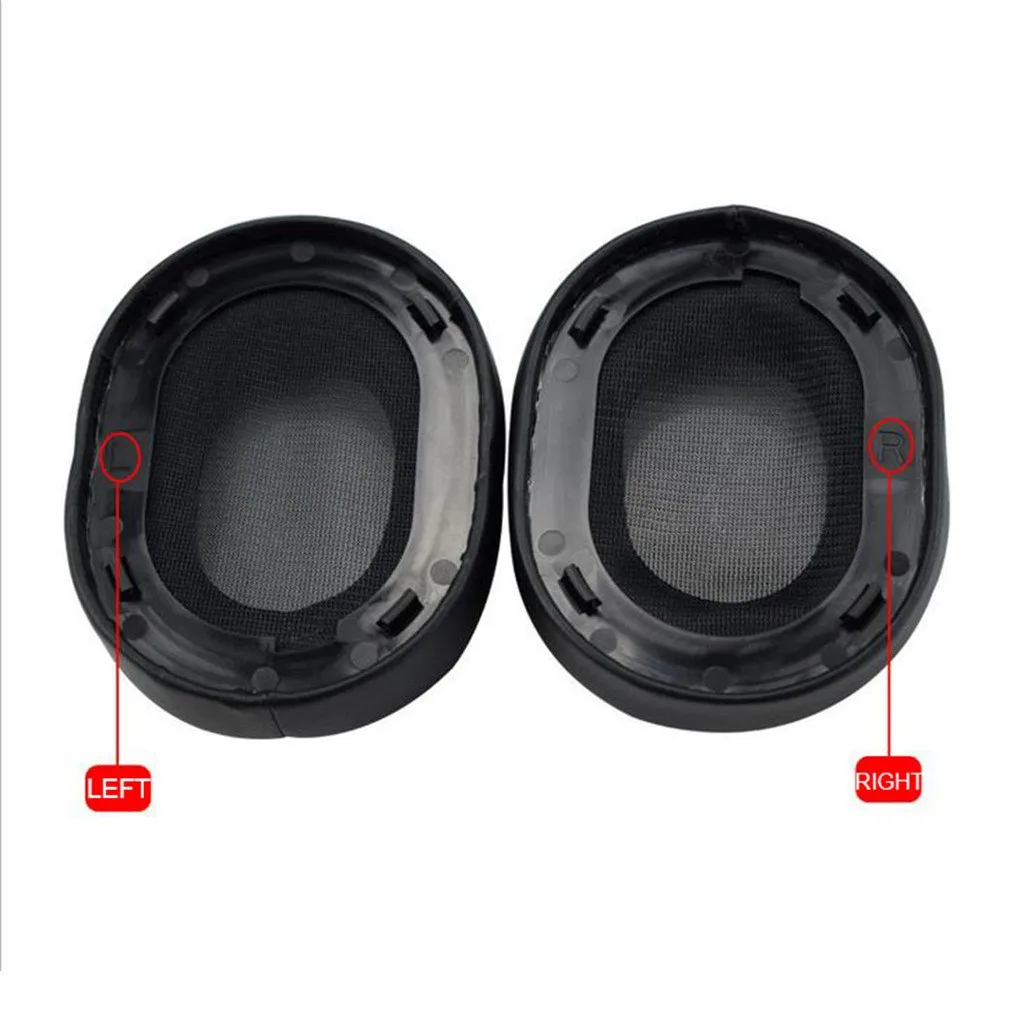 Ear Pads For Plantronics RIG 500 PRO Wireless Headphone Protector Earpads Replacement Soft Foam Sponge Cushion Cover Black