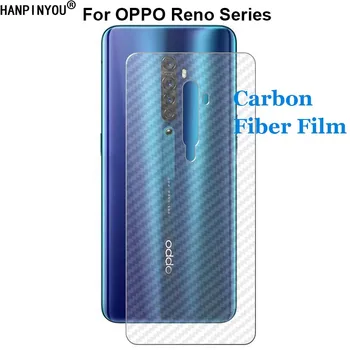 Перейти на Алиэкспресс и купить Для OPPO Reno Reno2 A Z ACE 2 3 Realme X2 Pro 5G прочная 3D Защитная пленка для задней панели из углеродного волокна с защитой от отпечатков пальцев (не стекло)