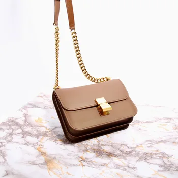 

2019 New Retro Women Bag Chain Bag Mini Square Bag Shoulder Diagonal Bag