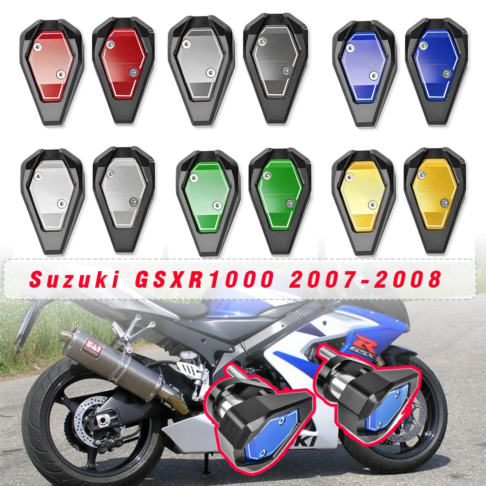 Gsxr 1000 07 08 Frame Sliders Crash Protector For Suzuki Gsx R1000 Gsx R1000 Gsxr 1000 Gsx R 1000 Gsx 1000r 07 08 Covers Ornamental Mouldings Aliexpress