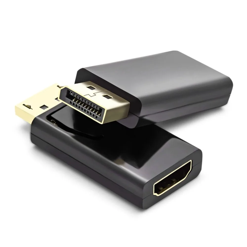 Onleny Mini display port папа-папа HDMI конвертер 1080P Адаптер DP к HDMI позолоченный штекер ABS корпус Поддержка горячий штекер
