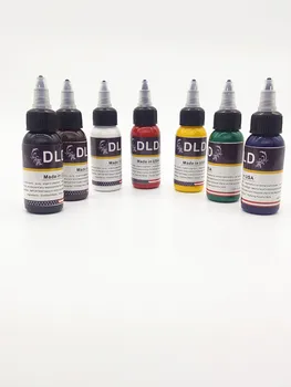 

7 color* 30ml tattoo ink set permanent makeup art pigment tattoo paint for eyebrow eyeliner lip body