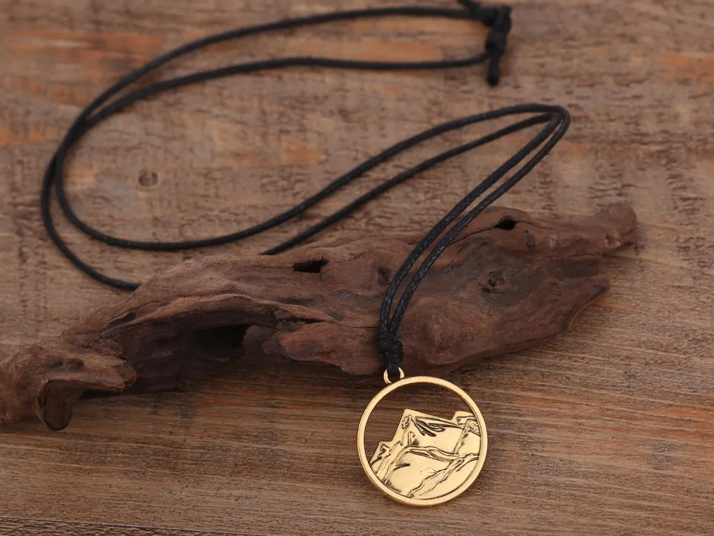 Рыболовный крючок спортивное минималистичное ожерелье для подъема на вершине