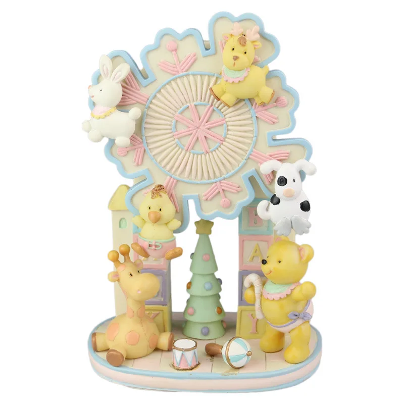 

Free shipping Love music box of wheel for you dog cartoon girls children children's Christmas music box for her birthday