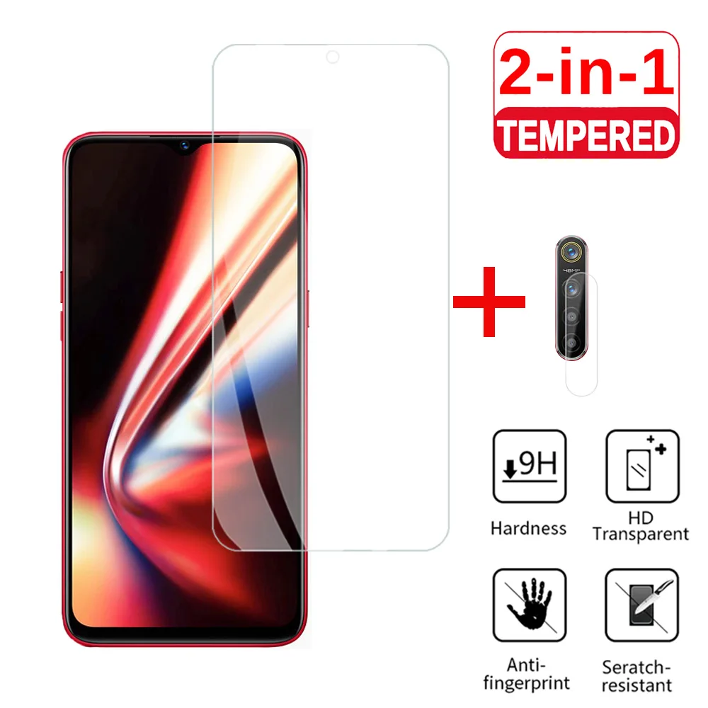 2в1 Защитная пленка для объектива камеры OPPO Realme 5 pro 5i 5s 3 закаленное стекло i s